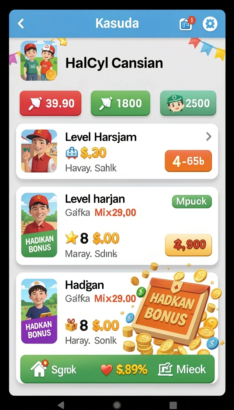 Tampilan utama aplikasi Download gg999 APK untuk Android yang intuitif dan efisien.