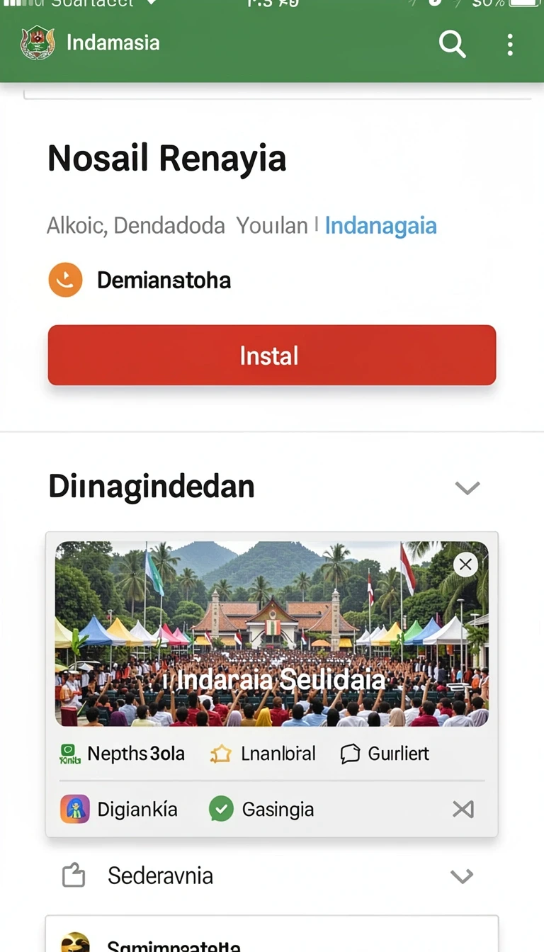 Tampilan utama aplikasi Download kaskustoto APK untuk Android yang intuitif dan efisien.
